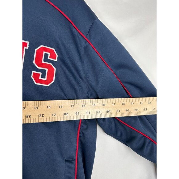 G-III Sports Gen. Merchandise Mens M Minnesota Twins Full-Zip Navy Blue Jacket - Picture 5 of 11